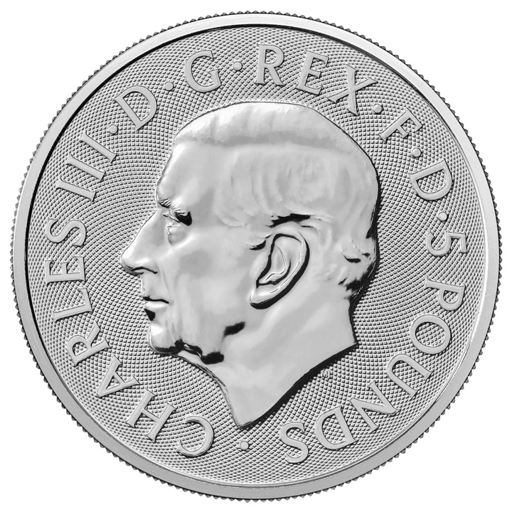 The Royal Tudor Beasts: Queen's Lion 2 uncje Srebra 2026