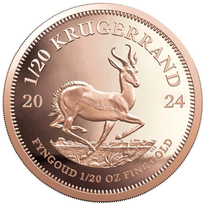 Zestaw 7 złotych monet Krugerrand 2024 Proof
