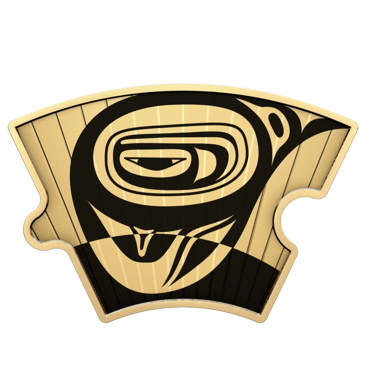 Zestaw Canada: The Celestial Circle kolorowany, pozłacany 8 srebrnych monet puzzli 2023 Proof