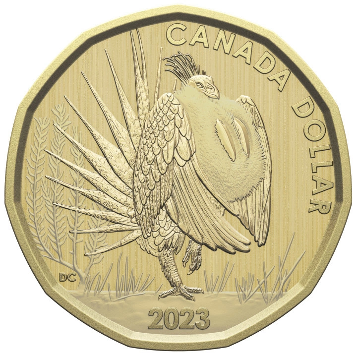 Zestaw Canada: Conservation Stories - Greater Sage-Grouse 6 monet 2023 Specimem