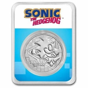 Niue: Sonic The Hedgehog 1 uncja Srebra 2022 Slab