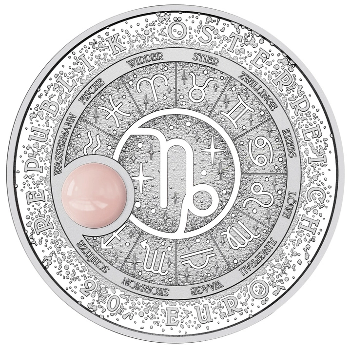 In The Stars - Koziorożec 20 Euro Srebro 2025 Proof