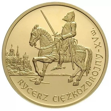 Rycerz ciężkozbrojny 200 zł 2007 Proof