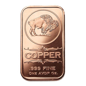 Sztabka Buffalo 1 uncja Miedzi