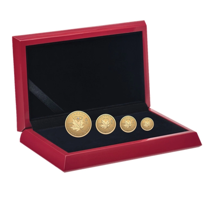 Kanada: Zestaw 4 Złotych Monet Commemorate the 100th Birthday of Queen Elizabeth II 2026