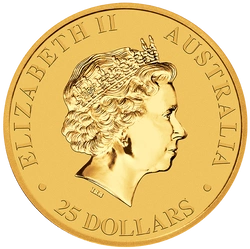Australijski Kangur 1/4 uncji Złota 2018