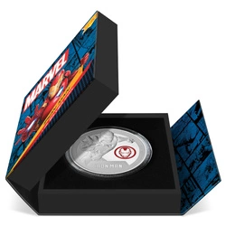Niue: Marvel - Iron Man kolorowany 1 uncja Srebra 2024 Proof