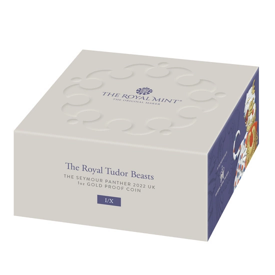 The Royal Tudor Beasts: Seymour Panther 1 uncja Złota 2022 Proof