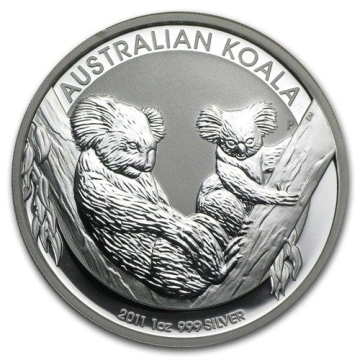 Koala 1 uncja Srebra 2011