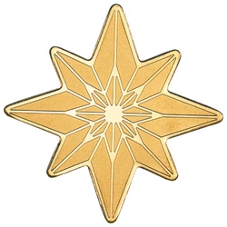 Palau: Star 0,5 grama Złota Silk Coin