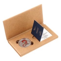 Niue: World of Cryptids - Dragon $2 kolorowany Srebro 2023 High Relief Antiqued Coin