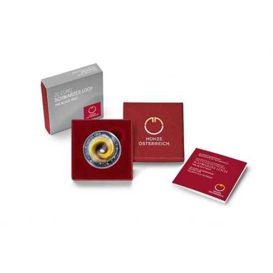 The Uncharted Universe: Black Hole kolorowany 2/3 uncji Srebra 2022 Proof