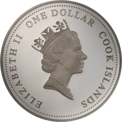 Cook Islands: Jan Paweł II 1 uncja Srebra 2005 Proof