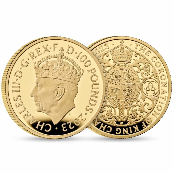 The Coronation of His Majesty King Charles III 1 uncja Złota 2023 Proof