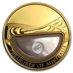 Skarby Australii: Perła 1 uncja Złota 2011 Proof