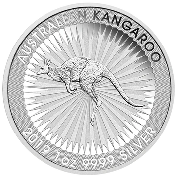 Australijski Kangur 1 uncja Srebra 2019
