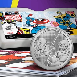 Niue: Marvel - Kapitan Ameryka vs. Thanos 1 uncja Srebra 2025
