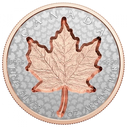 Maple Leaf Super Incuse 1 uncja Srebra 2022 Proof