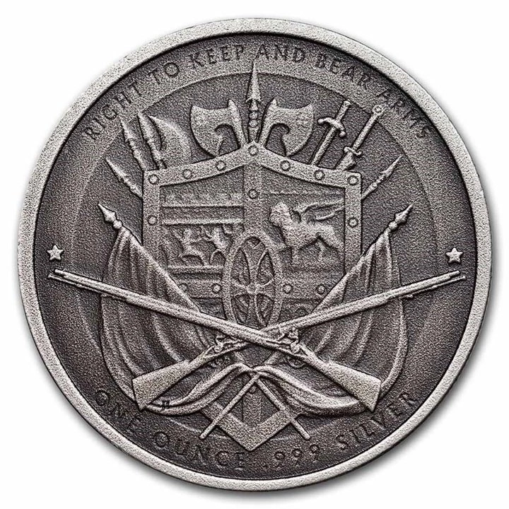 Founders of Liberty: Cicero - Keep & Bear Arms 1 uncja Srebra Antique Coin