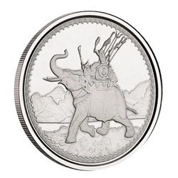 Gibraltar: War Elephant 1 uncja Srebra 2022