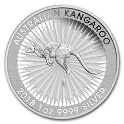 Australijski Kangur 1 uncja Srebra PAKIET 500 SZTUK 2018
