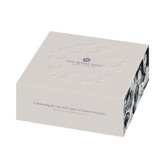 Celebrating the Life and Legacy of Dame Vera Lynn 5 uncji Srebra 2022 Proof