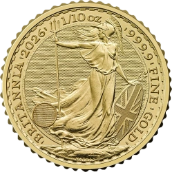 Britannia 1/10 uncji Złota 2026