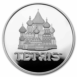 Niue: Tetris 1 uncja Srebra 2021 Proof