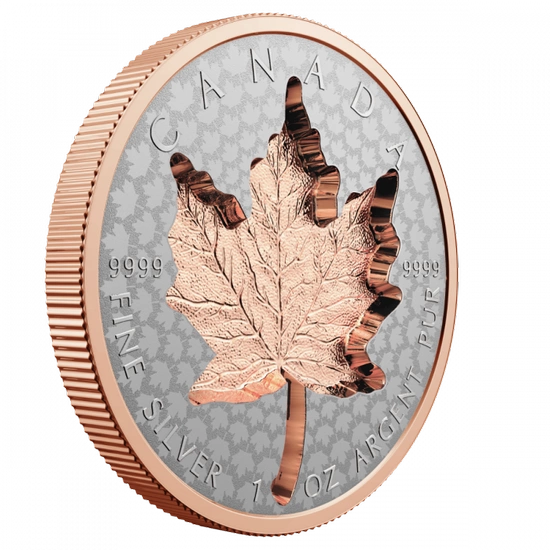 Maple Leaf Super Incuse 1 uncja Srebra 2022 Proof