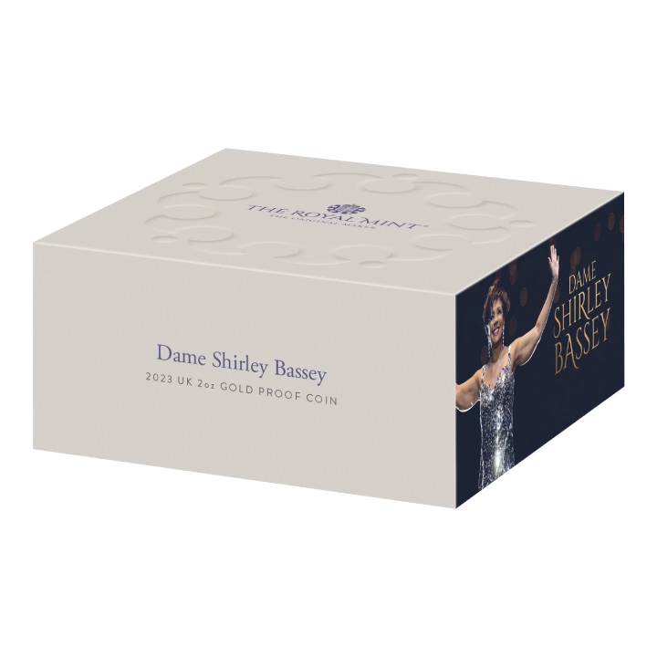 Dame Shirley Bassey 2 uncje Złota 2023 Proof