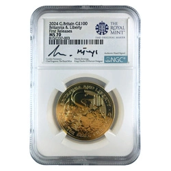 Britannia & Liberty 1 uncja Złota 2024 NGC