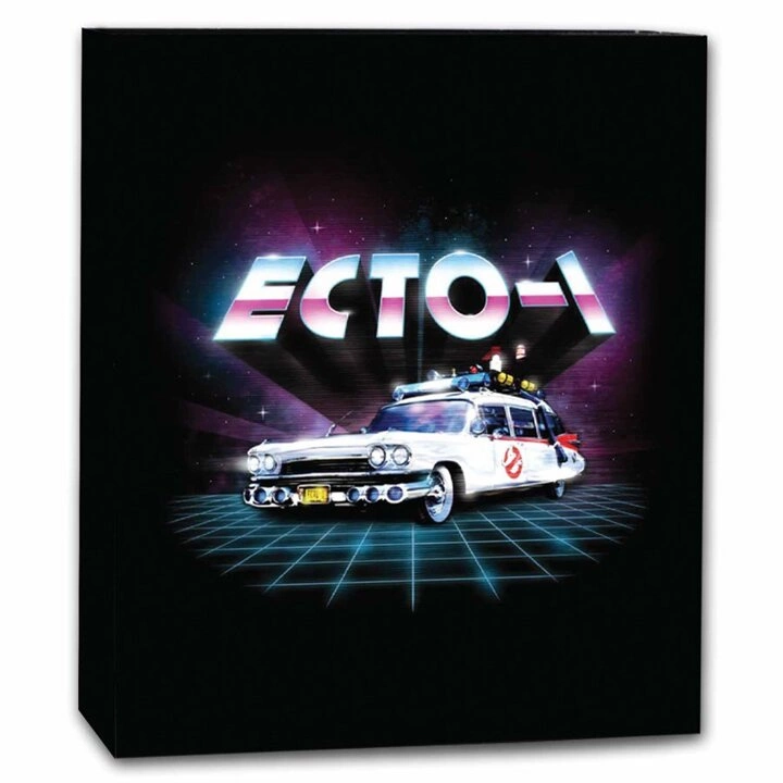 Niue: Ghostbusters - Ecto-1 kolorowany 2 uncje Srebra 2024 + Die Cast Car