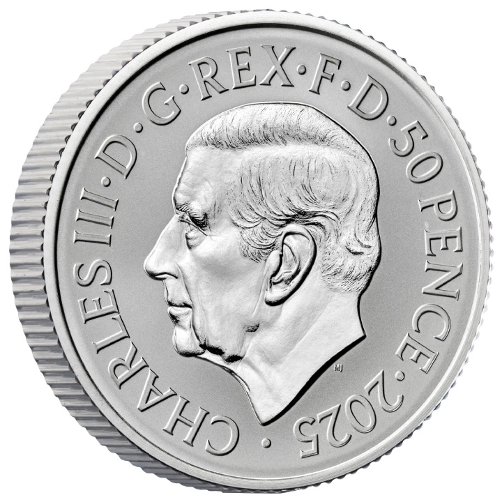 Zestaw 4 monet Britannia Srebro 2025 Reverse Frosted