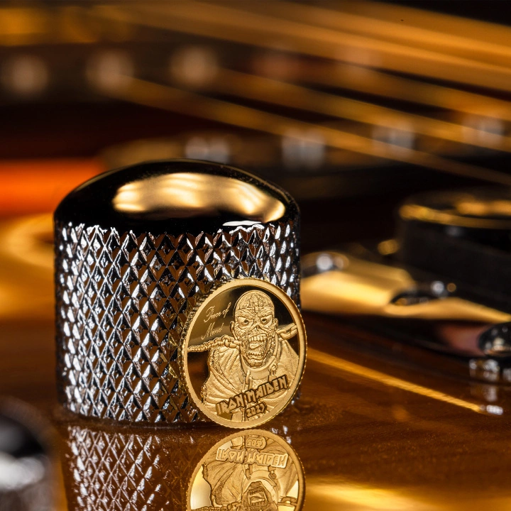 Cook Islands: Iron Maiden - Piece of Mind Gold 0,5 grama Złota 2023 Proof