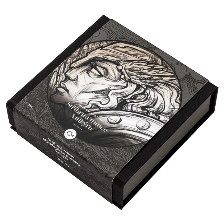 Niue: Mythological Figures - Valkyrie Stand 1 uncja Srebra 2025 Antiqued Coin