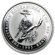 Kookaburra 1 Uncja Srebra 1995
