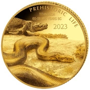Congo: Prehistoric Life - Titanoboa 0.5 grama Złota 2023 Proof