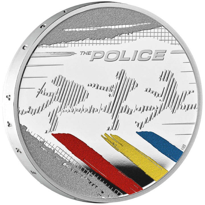 The Police kolorowany 1 uncja Srebra 2023 Proof