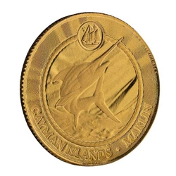 Cayman Islands: Marlin 1/10 uncji Złota 2025