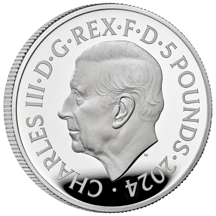 Buckingham Palace £5 Srebro 2024 Proof