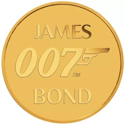 Tuvalu: James Bond 007 0,5 grama Złota 2021