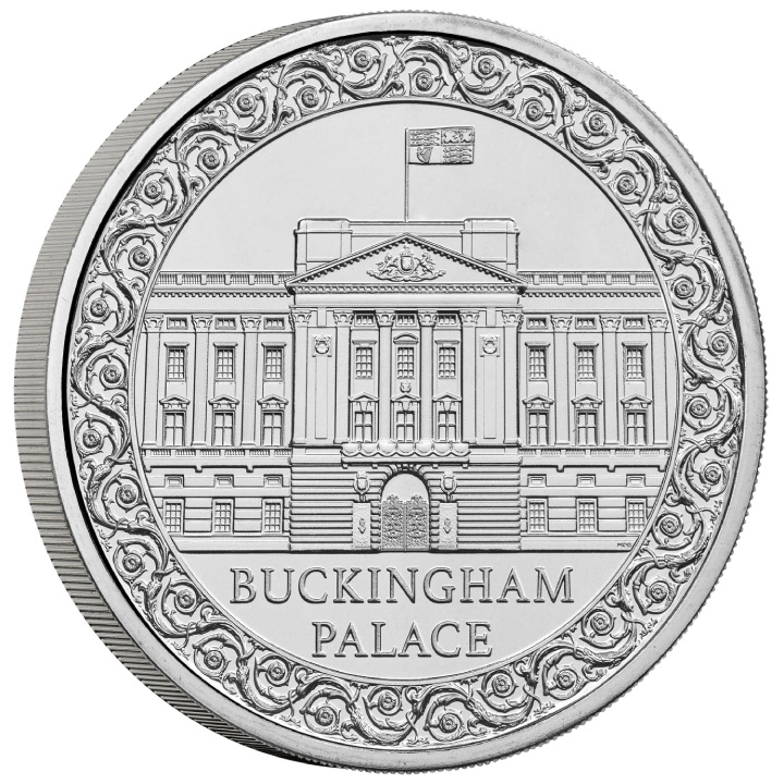 Buckingham Palace £5 Miedzionikiel 2024