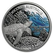Discover Australia: Wielka Rafa Koralowa 1 uncja Srebra 2006 Proof