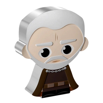 Niue: Star Wars Count Dooku Chibi Coin kolorowany 1 uncja Srebra 2023 Proof
