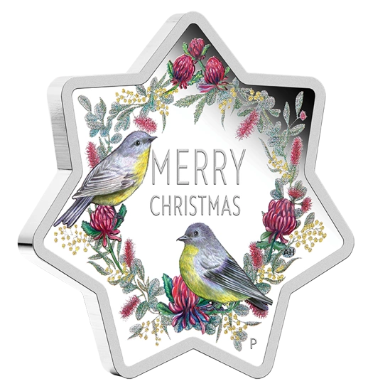 Gwiazda Świąteczna 1 uncja Srebra 2020 Proof