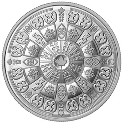 Canada: Commemorating Black History - Adinkra Symbols 1 uncja Srebra 2026 Proof