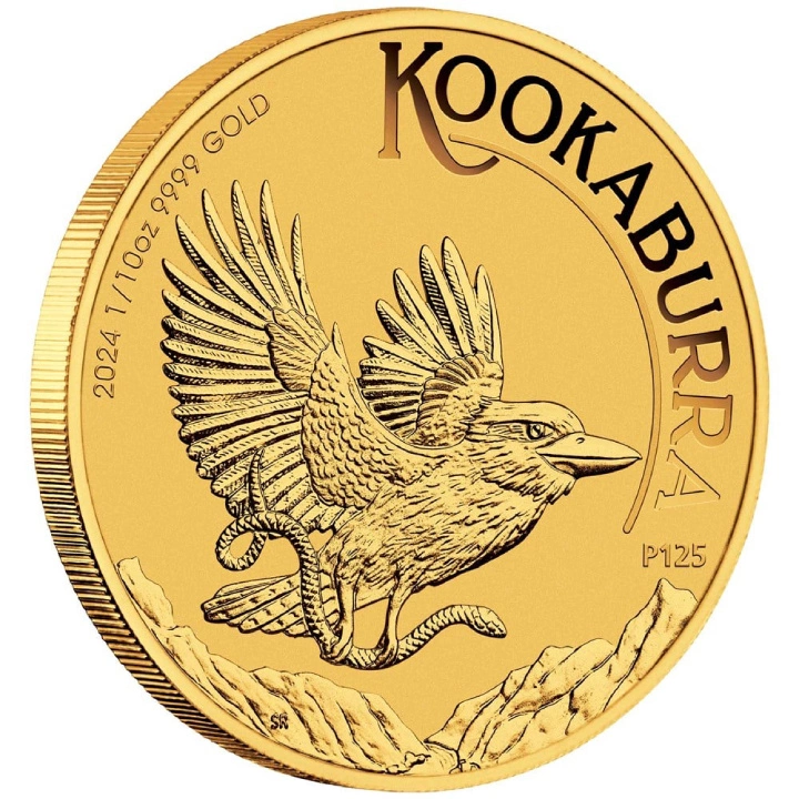 Kookaburra 1/10 uncji Złota 2024