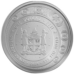 Fiji: Unicorn 1 uncja Srebra 2024 Prooflike