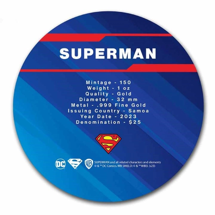 Samoa: DC Comics - Superman 1 uncja Złota 2023