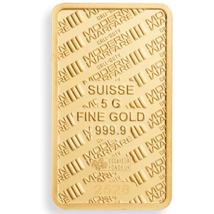 Sztabka Pamp Call of Duty: Modern Warfare III 5 gramów Złota 2024 LBMA GD Refiner